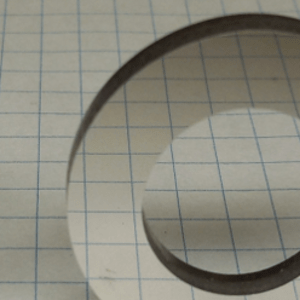 φ30インコネルA600ワッシャーの超鏡面仕上げ品の画像