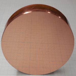 φ80無酸素銅板材の超鏡面仕上げ品の画像